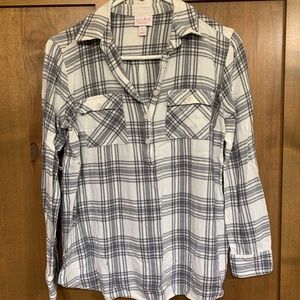 Isabel Maternity gray flannel